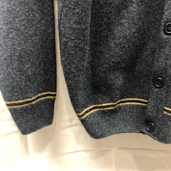 Harry Potter universal studios lambs wool cardigan, gray, GUC - Picture 5 of 8